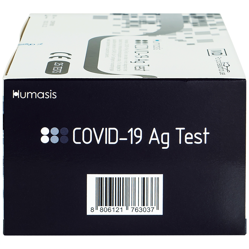 Hình ảnh Bộ kit test nhanh Humasis Covid-19 Ag Test độ nhạy và độ đặc hiệu cao (25 bộ)