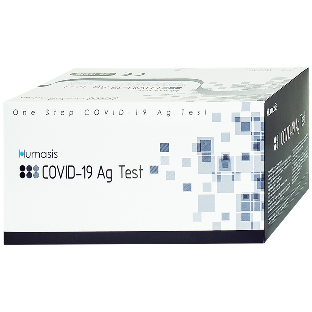 Hình ảnh Bộ kit test nhanh Humasis Covid-19 Ag Test độ nhạy và độ đặc hiệu cao (25 bộ)