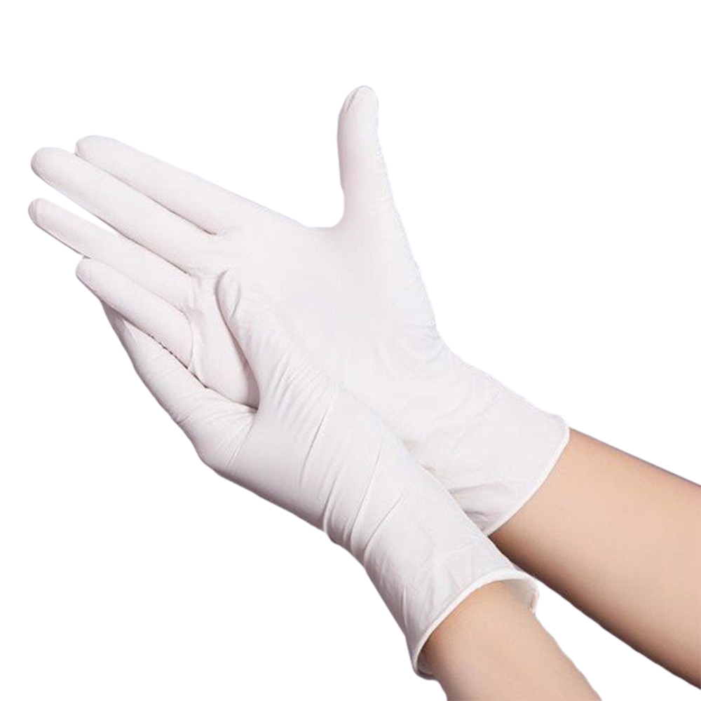 Hình ảnh Găng tay thăm khám dùng trong y tế Super Care Latex Powdered Examination Gloves Size S (100 cái)