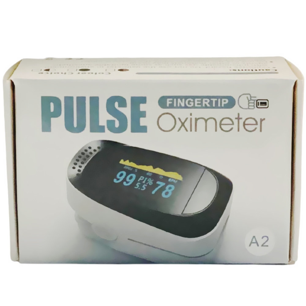 Hình ảnh Máy đo nồng độ oxy trong máu (SPO2) kẹp ngón tay Fingertip Pulse Oximeter A2 hỗ trợ đo nhanh chóng và chính xác