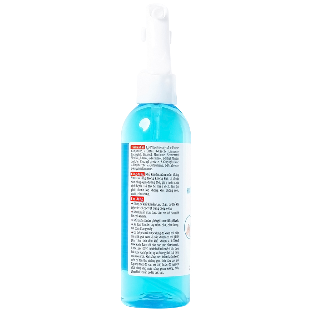 Hình ảnh Tinh dầu Thảo Nguyên hương sả chanh 200ml đuổi muỗi và côn trùng, khử khuẩn