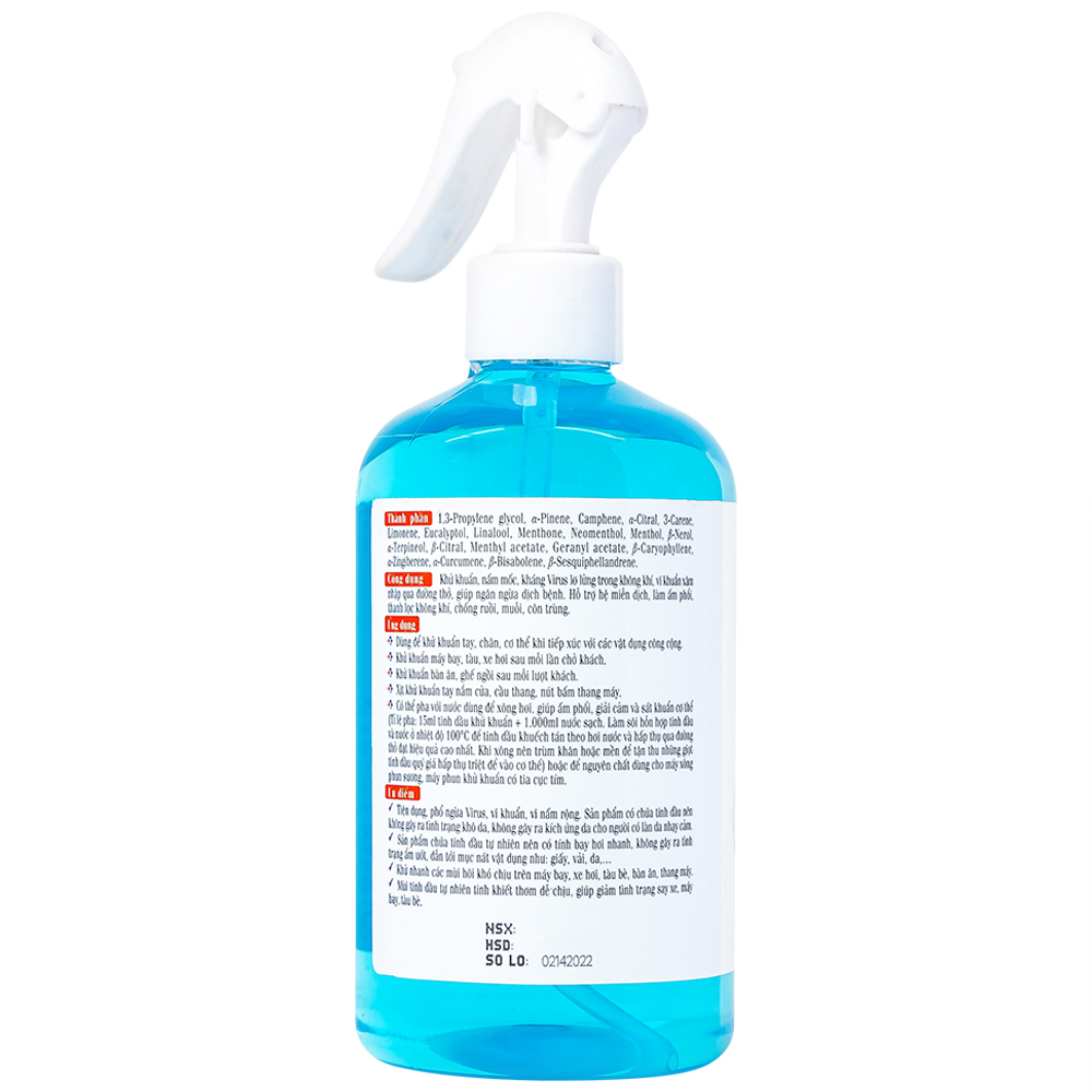 Hình ảnh Tinh dầu Thảo Nguyên hương sả chanh 500ml đuổi muỗi và côn trùng, khử khuẩn