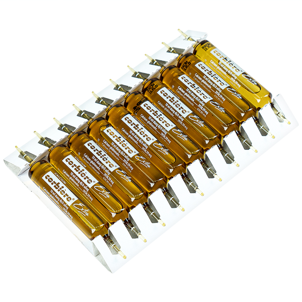 Hình ảnh Dung dịch uống Calcium Corbière Extra Sanofi bổ sung canxi, hỗ trợ điều trị loãng xương (3 vỉ x 10 ống x 10ml)