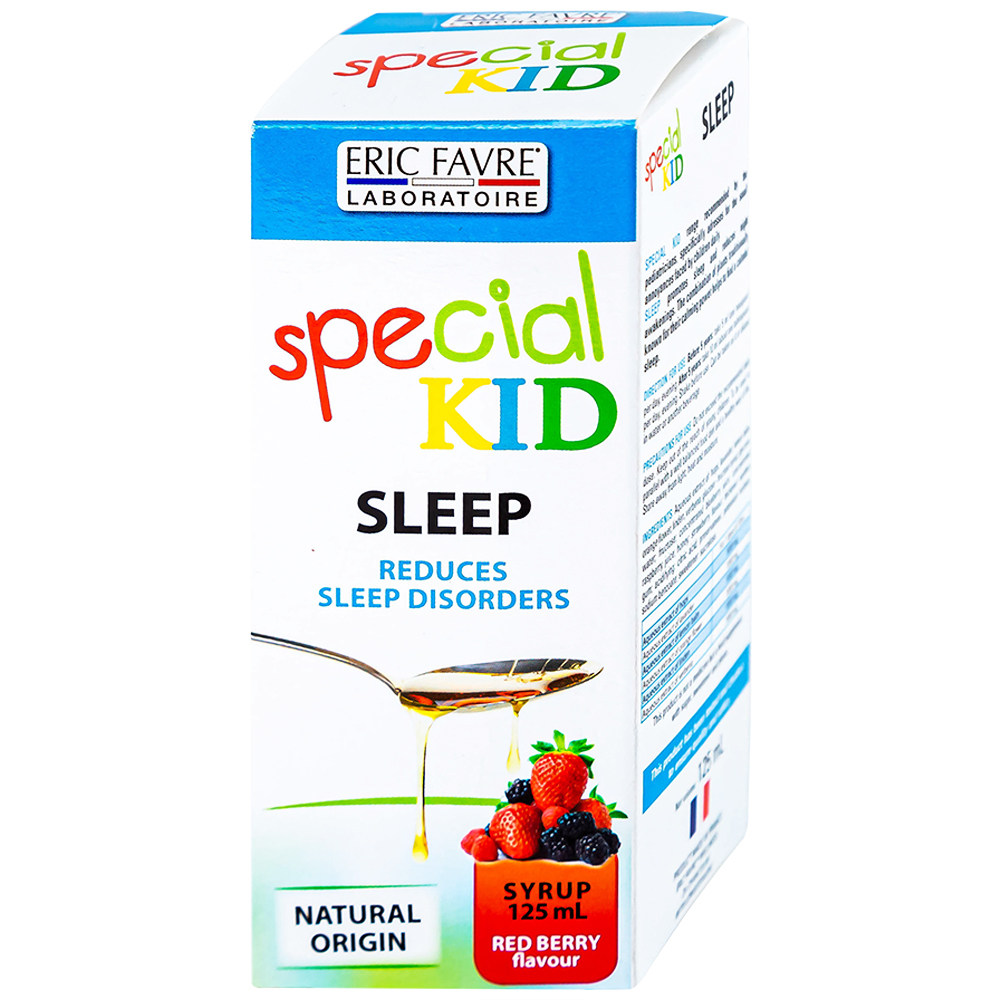 Hình ảnh Siro Special Kid Sommeil hỗ trợ an thần kinh, giúp trẻ ngủ ngon giấc (125ml)