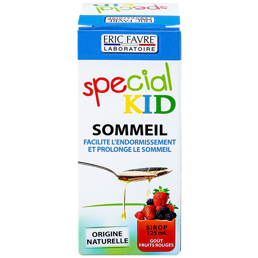 Hình ảnh Siro Special Kid Sommeil hỗ trợ an thần kinh, giúp trẻ ngủ ngon giấc (125ml)
