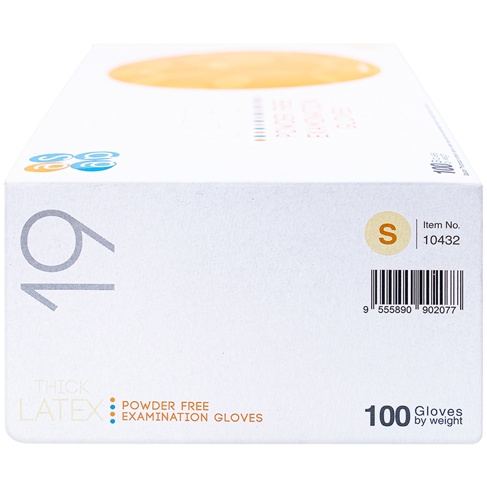 Hình ảnh Găng tay cao su y tế không bột Size S Polymer Latex Asap Powder Free Examination Gloves (100 cái)