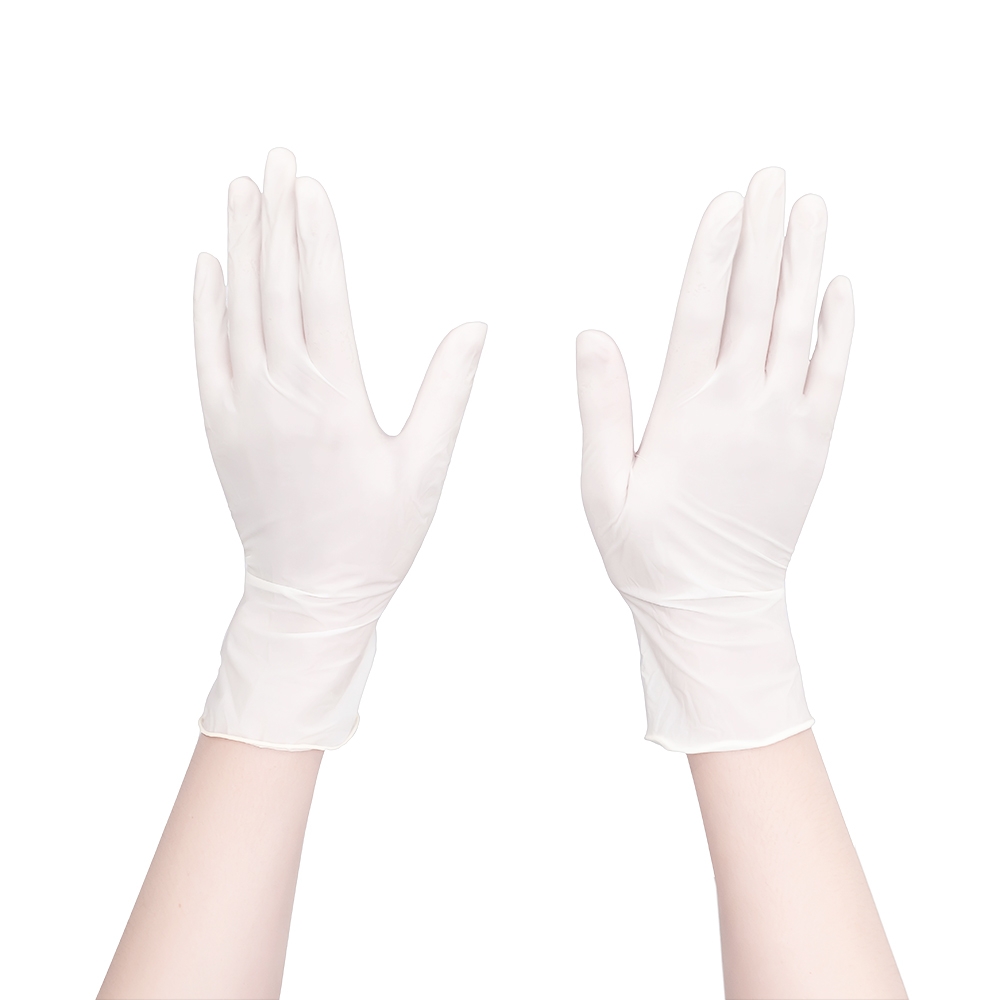 Hình ảnh Găng tay cao su y tế không bột Size M Polymer Latex Asap Powder Free Examination Gloves (100 cái)