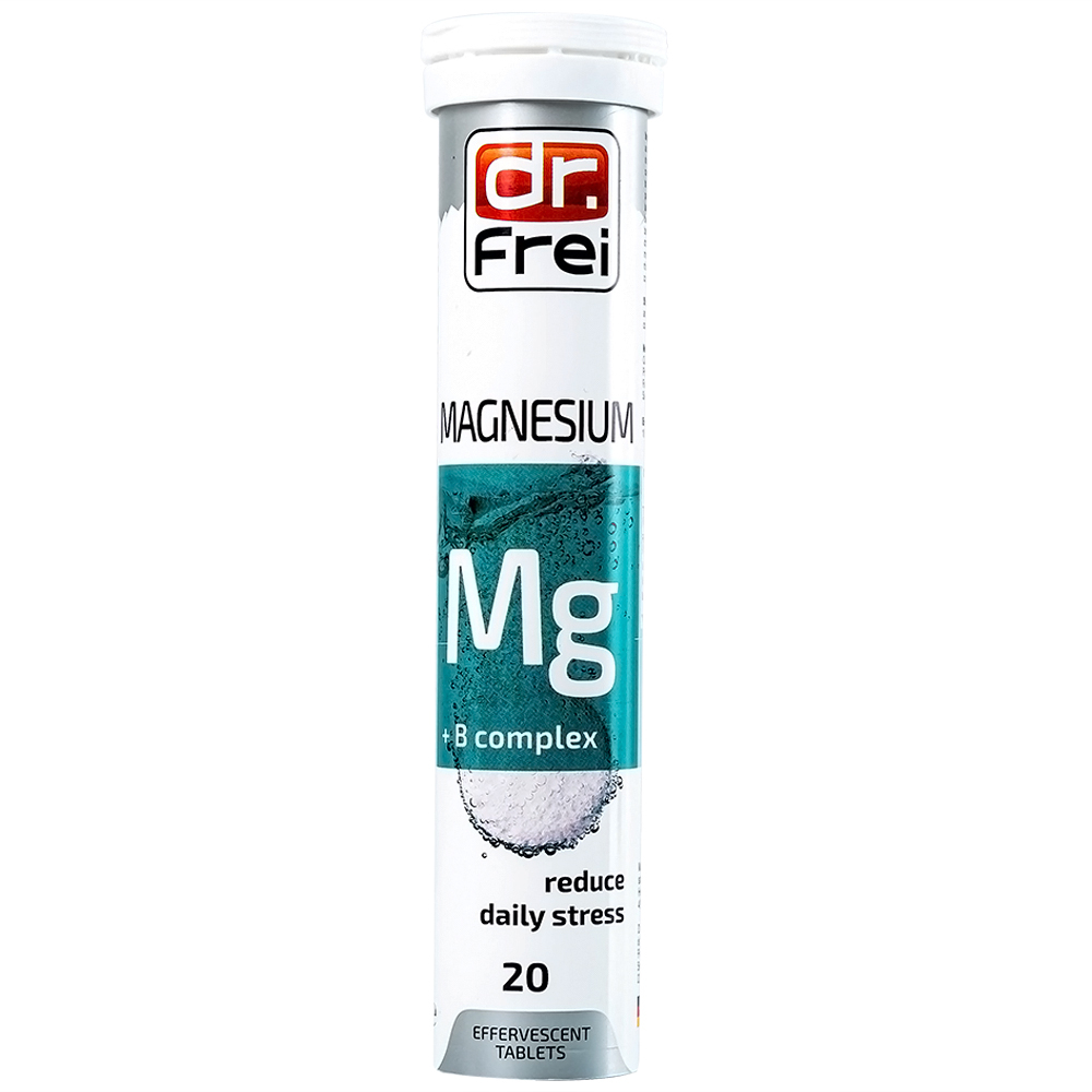 Hình ảnh Viên sủi Magnesium + B Complex Dr. Frei hỗ trợ giảm căng thẳng (20 viên)