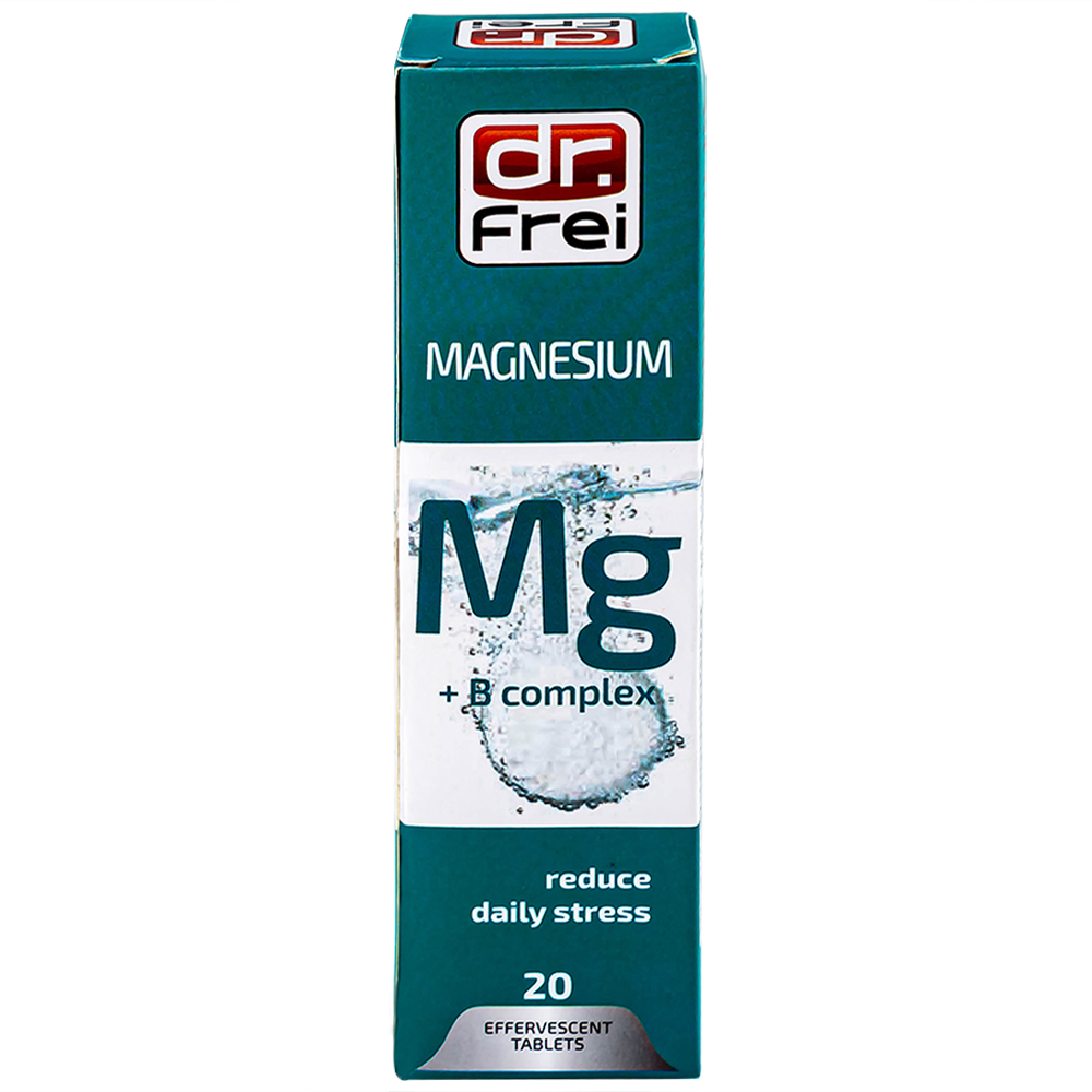 Hình ảnh Viên sủi Magnesium + B Complex Dr. Frei hỗ trợ giảm căng thẳng (20 viên)