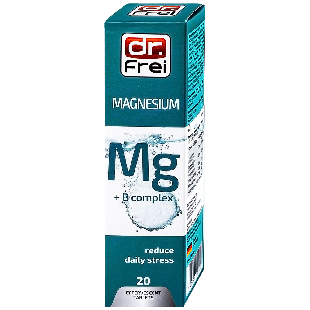 Hình ảnh Viên sủi Magnesium + B Complex Dr. Frei hỗ trợ giảm căng thẳng (20 viên)
