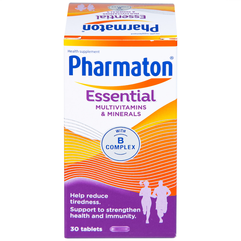 Hình ảnh Viên uống Pharmaton Essential Multivitamins Minerals hỗn hợp Vitamin và khoáng chất, tăng cường sức khỏe (30 viên)  