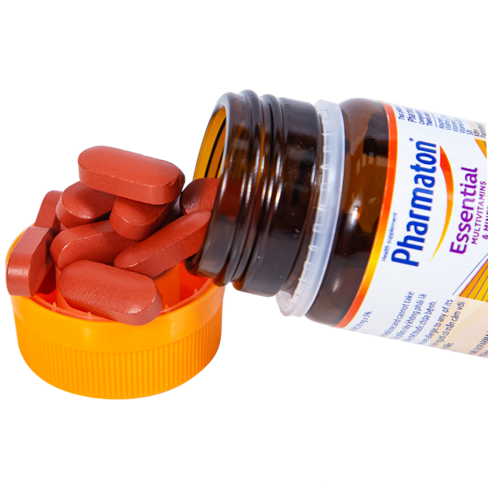 Hình ảnh Viên uống Pharmaton Essential Multivitamins Minerals hỗn hợp Vitamin và khoáng chất, tăng cường sức khỏe (30 viên)  