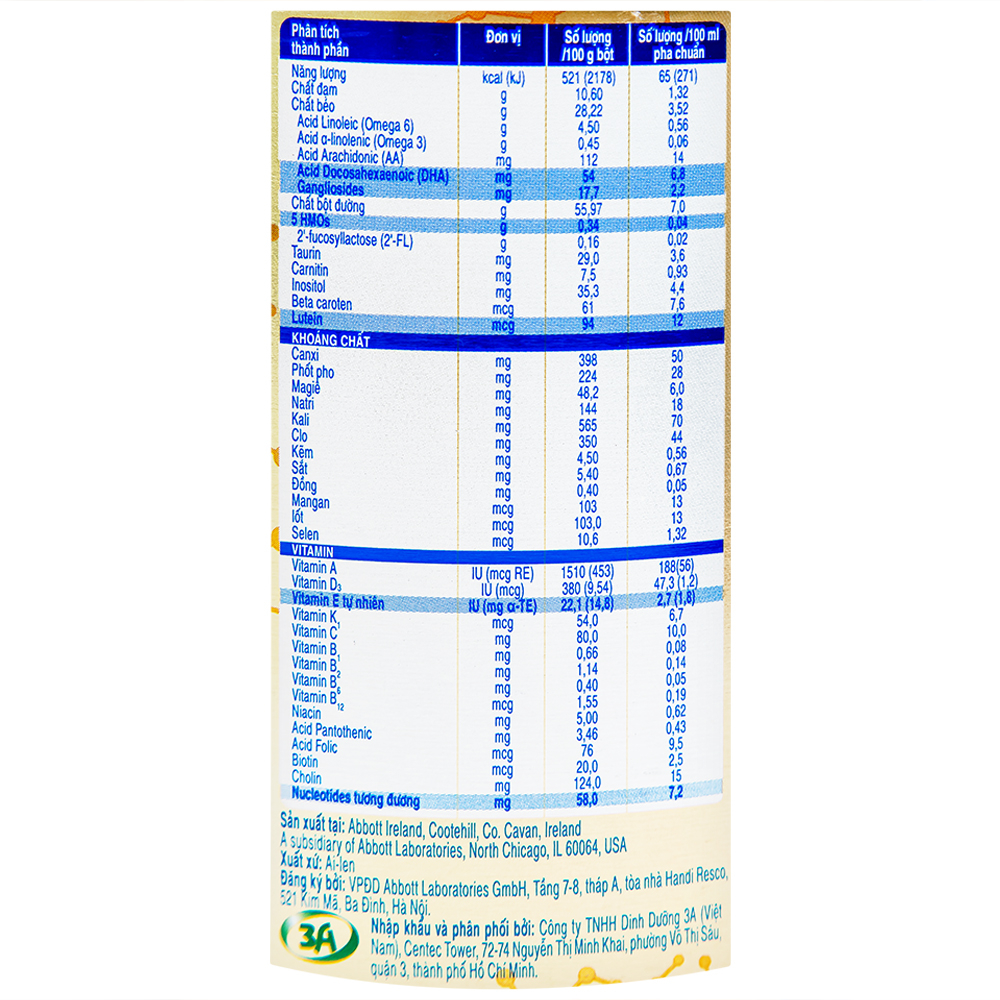 Hình ảnh Sữa bột Similac 1 Abbott bổ sung dinh dưỡng cho trẻ 0 - 6 tháng (400g)