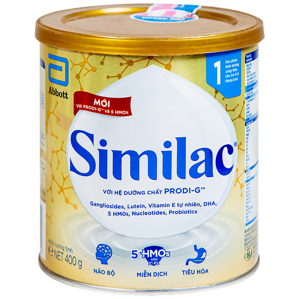 Hình ảnh Sữa bột Similac 1 Abbott bổ sung dinh dưỡng cho trẻ 0 - 6 tháng (400g)