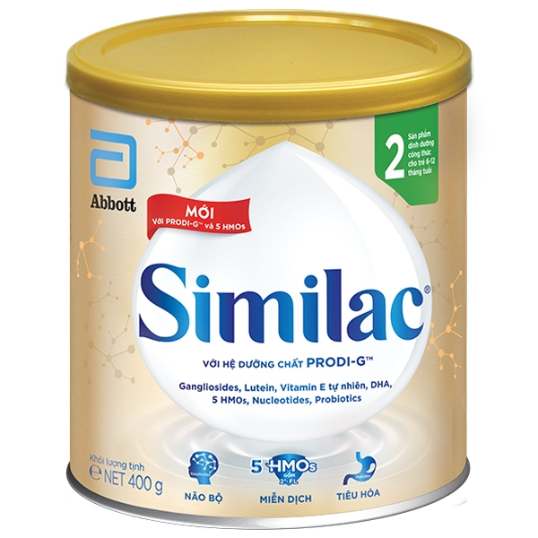 Hình ảnh Sữa bột Similac 2 Abbott phát triển não bộ, tăng miễn dịch, hỗ trợ tiêu hóa cho trẻ 6 - 12 tháng (400g)