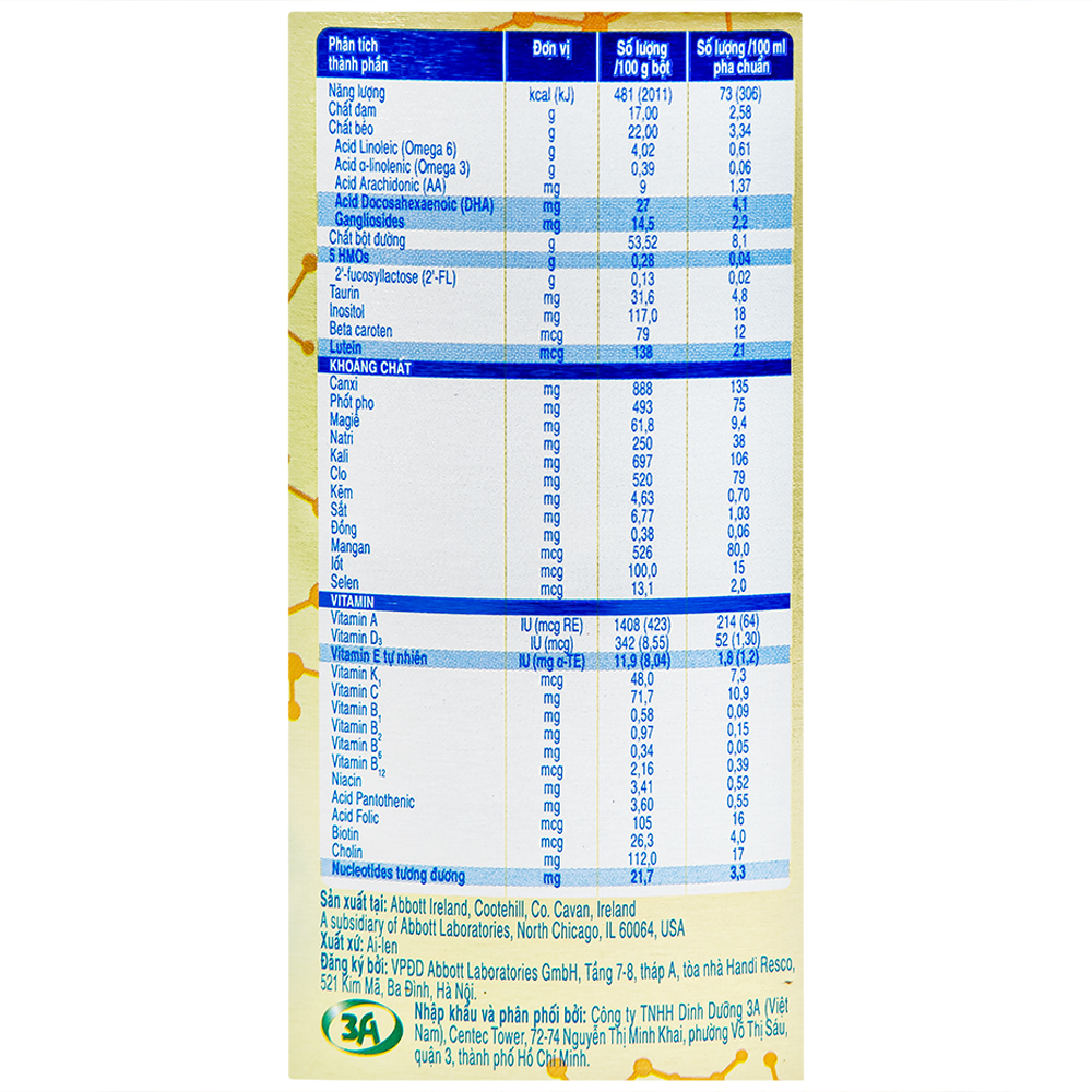 Hình ảnh Sữa bột Similac 3 Abbott bổ sung dinh dưỡng cho trẻ 1 - 2 tuổi (400g)