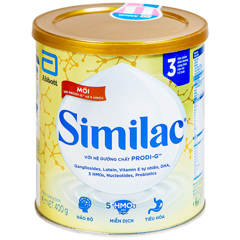 Hình ảnh Sữa bột Similac 3 Abbott bổ sung dinh dưỡng cho trẻ 1 - 2 tuổi (400g)
