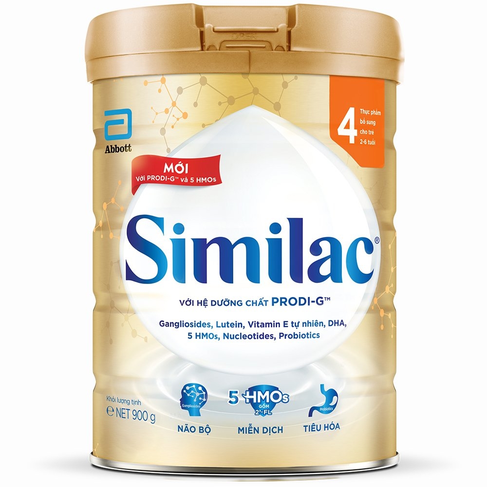 Hình ảnh Sữa bột Similac 4 Abbott bổ sung dinh dưỡng cho trẻ 2 - 6 tuổi (900g)