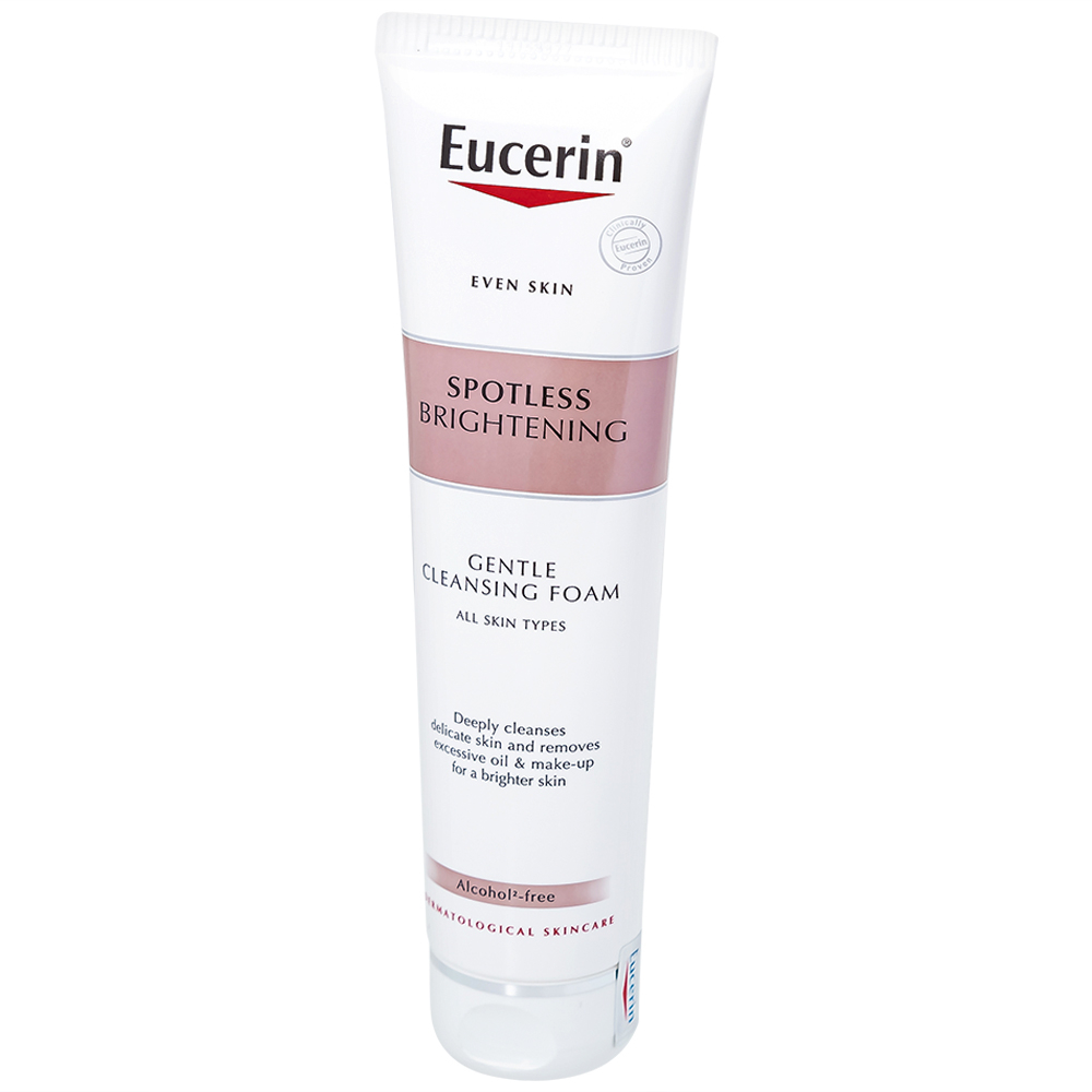 Hình ảnh Sữa rửa mặt dịu nhẹ sáng da Eucerin Spotless Brightening Gentle Cleansing Foam dành cho mọi loại da (150ml)
