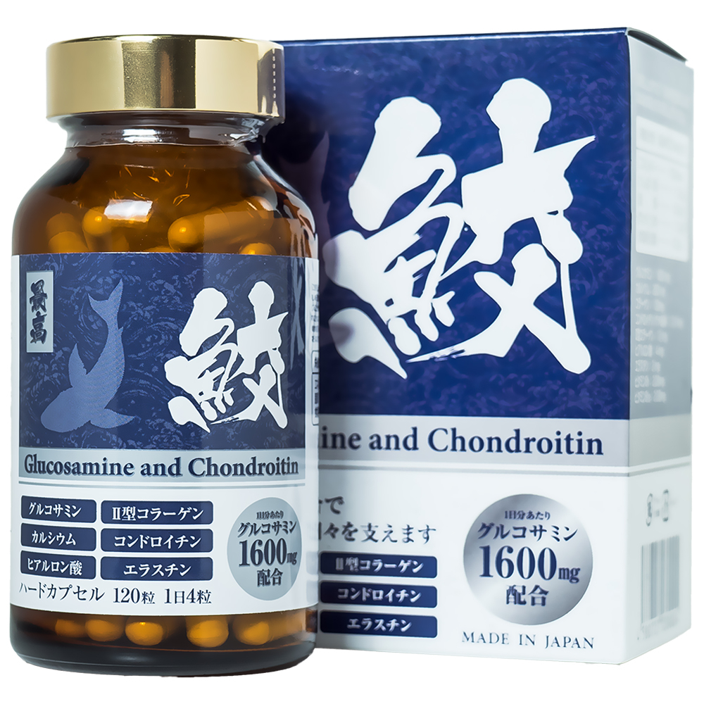 Viên uống Glucosamine And Chondroitin Jpanwell hỗ trợ bổ sung chất nhờn dịch khớp (120 viên)