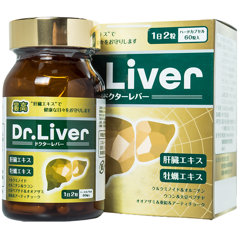 Viên uống Dr. Liver Jpanwell bổ gan, tăng cường giải độc gan (60 viên)