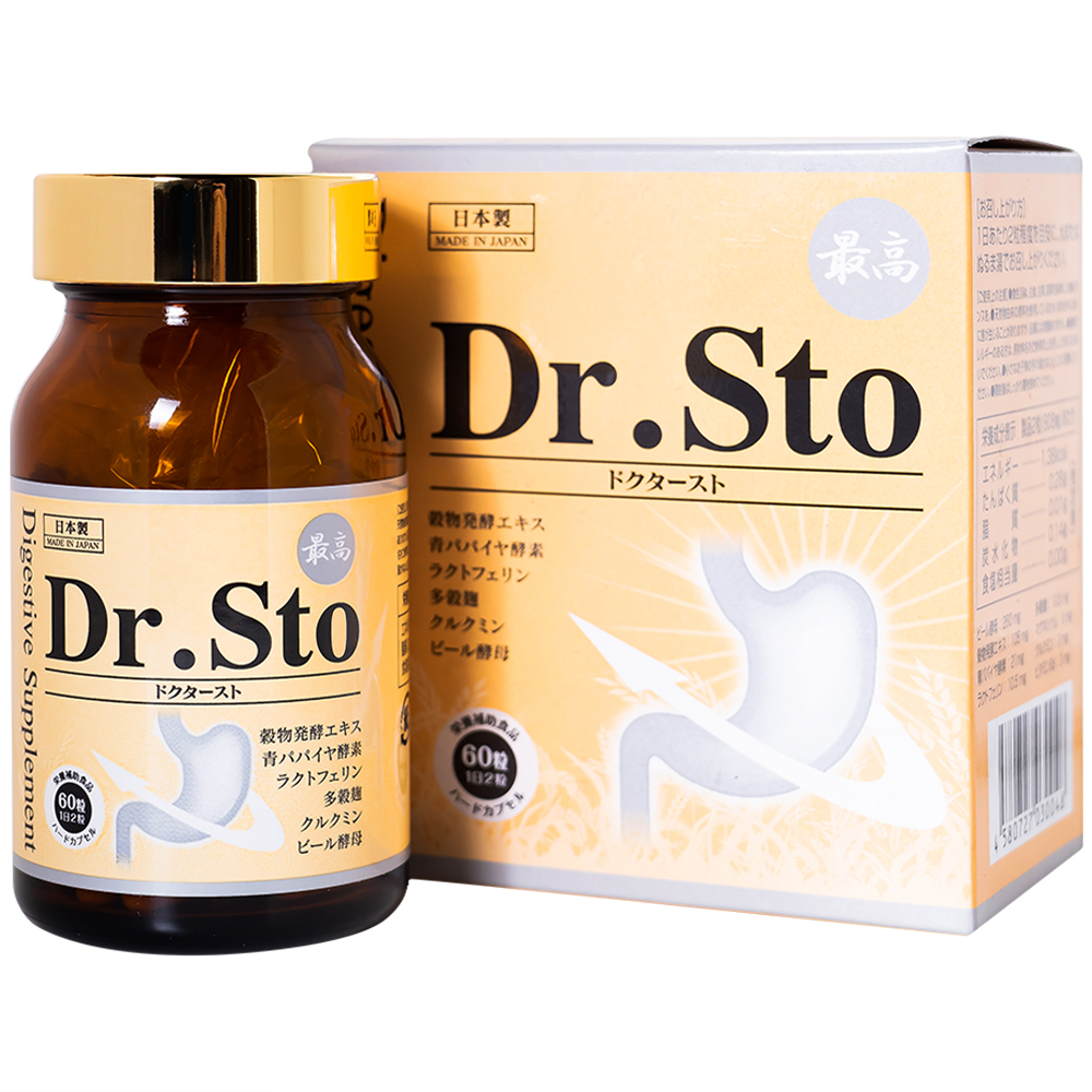 Hình ảnh Viên uống hỗ trợ dạ dày Dr.Sto Jpanwell (60 viên)