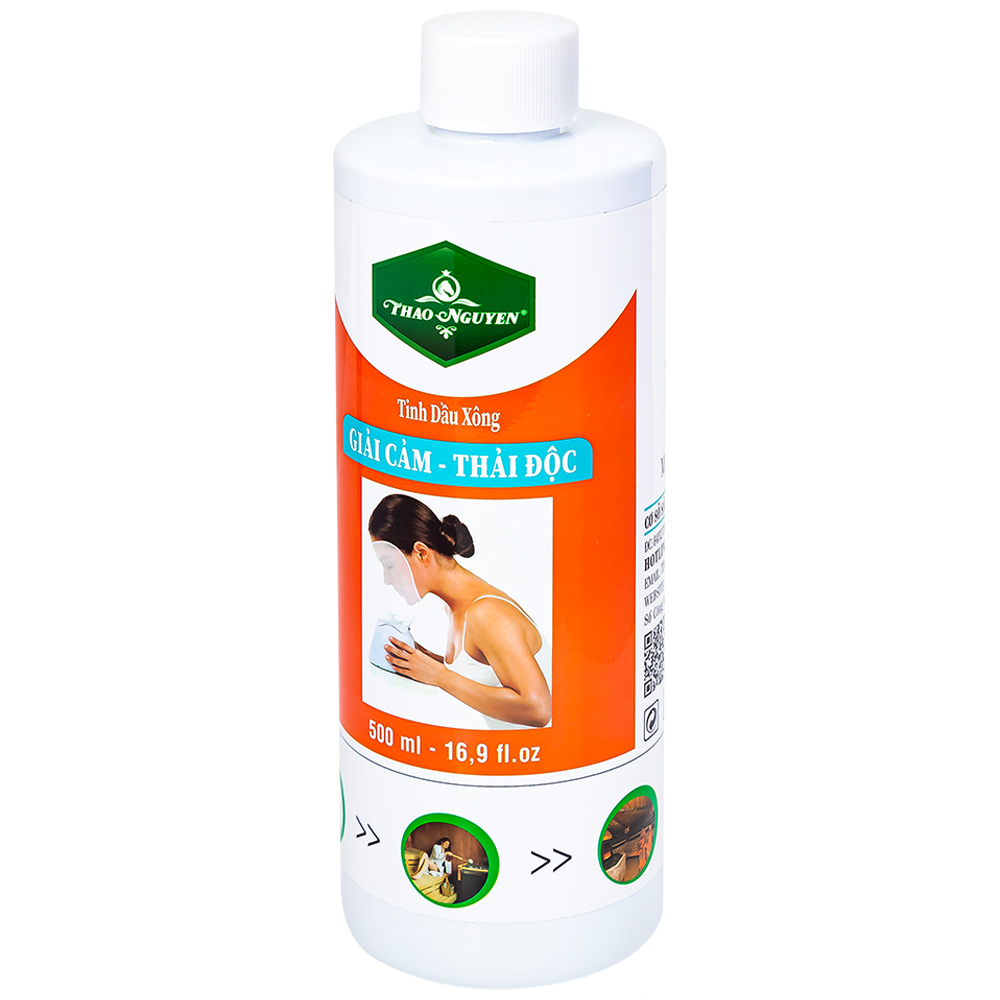 Hình ảnh Tinh dầu xông Thảo Nguyên giải cảm, thải độc ngừa bệnh lây qua đường hô hấp (500ml)