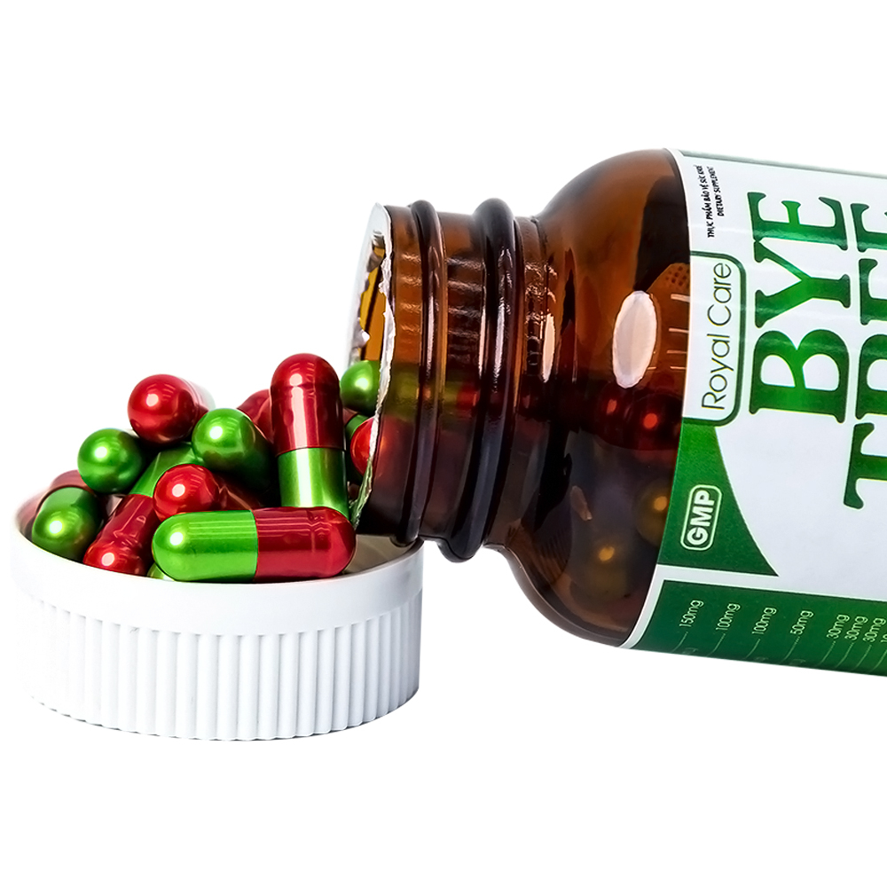 Hình ảnh Viên uống Bye Tree Royal Care hỗ trợ tăng sức bền thành mạch, giảm nguy cơ bị trĩ (60 viên)