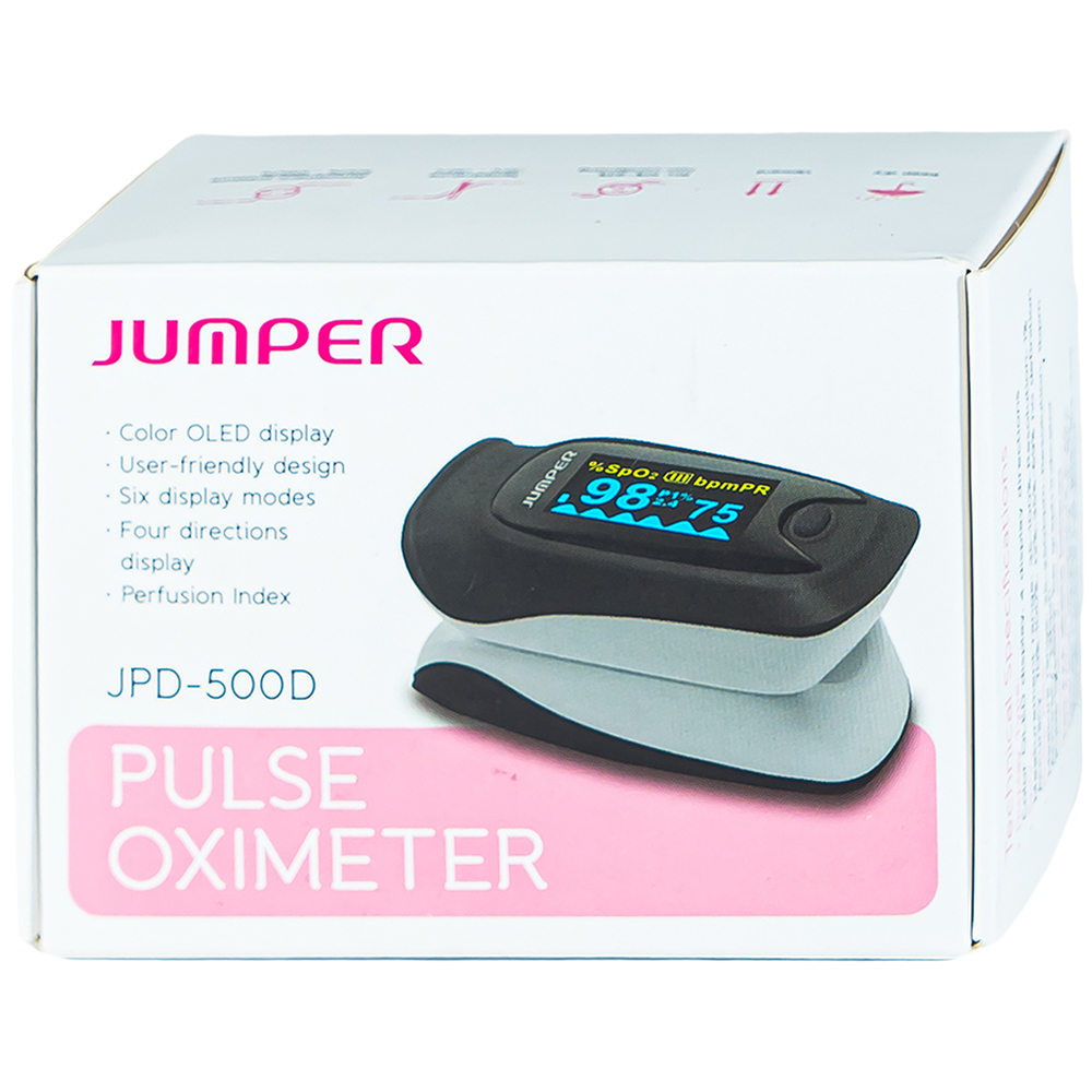 Hình ảnh Máy đo nồng độ oxy trong máu Jumper JPD 500D Oled thiết kế nhỏ gọn và sử dụng dễ dàng