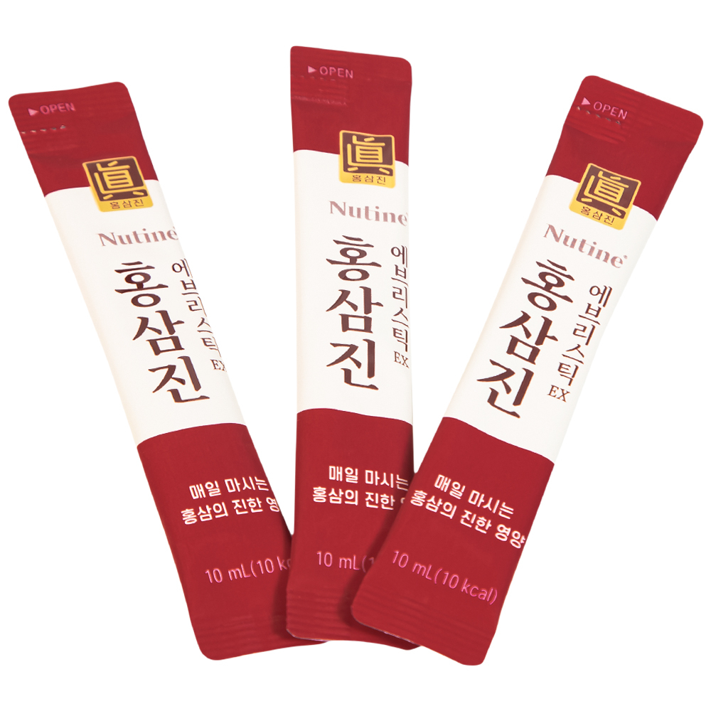 Hình ảnh Nước Hồng Sâm Cô Đặc Hongsamjin Everystick EX hỗ trợ bồi bổ cơ thể, tăng cường sức khỏe (30 gói x 10g)