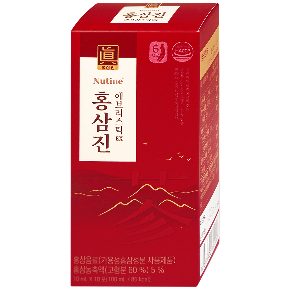 Hình ảnh Nước Hồng Sâm Cô Đặc Hongsamjin Everystick EX hỗ trợ bồi bổ cơ thể, tăng cường sức khỏe (30 gói x 10g)