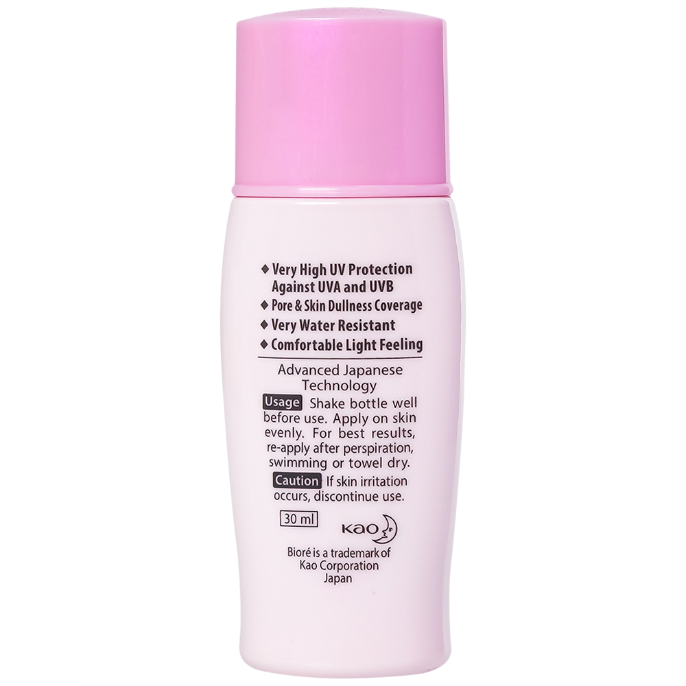 Hình ảnh Sữa chống nắng trang điểm Bioré UV Bright Milk SPF50+ PA++++ nâng tông da sáng hồng tự nhiên cho mặt (30ml)