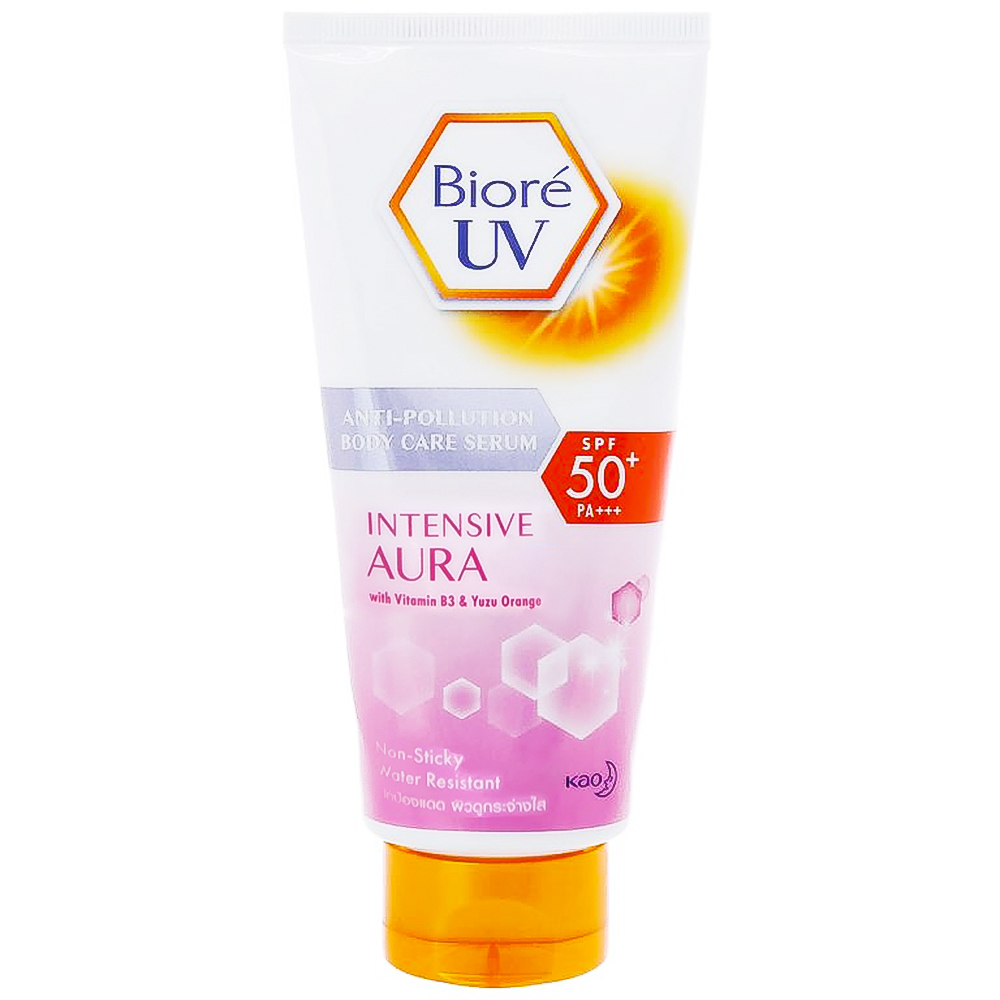 Hình ảnh Serum chống nắng dưỡng thể kháng bụi Bioré UV SPF50+ PA+++ Kao (150ml) 