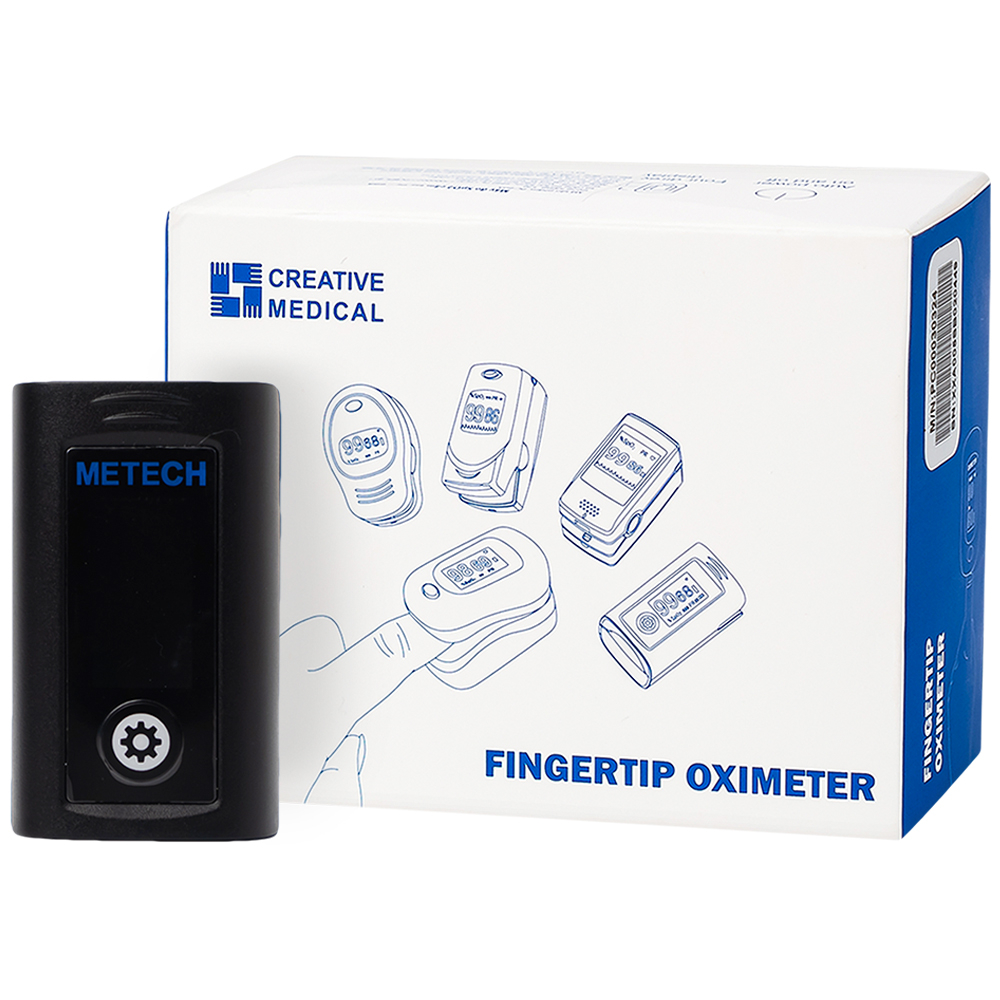 Hình ảnh Máy đo nồng độ oxy trong máu SpO2 Metech - PC - 60A hỗ trợ đo nhanh chóng và chính xác