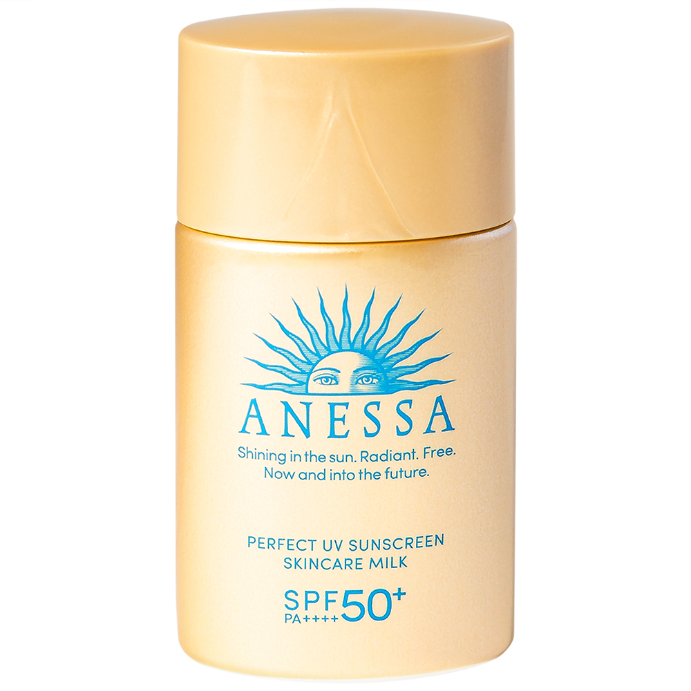Hình ảnh Sữa chống nắng dưỡng da kiềm dầu Anessa Perfect UV Sunscreen Skincare Milk SPF50+ PA++++ Shiseido (20ml)