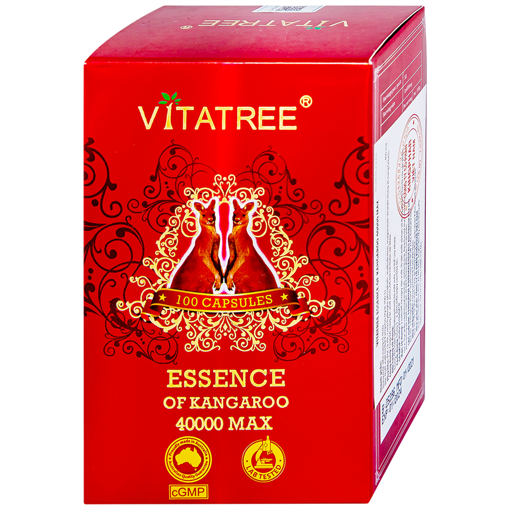 Hình ảnh Viên uống Essence Of Kangaroo 40000 Max Vitatree bổ sung các acid amin, hỗ trợ cải thiện sức khỏe (100 viên)