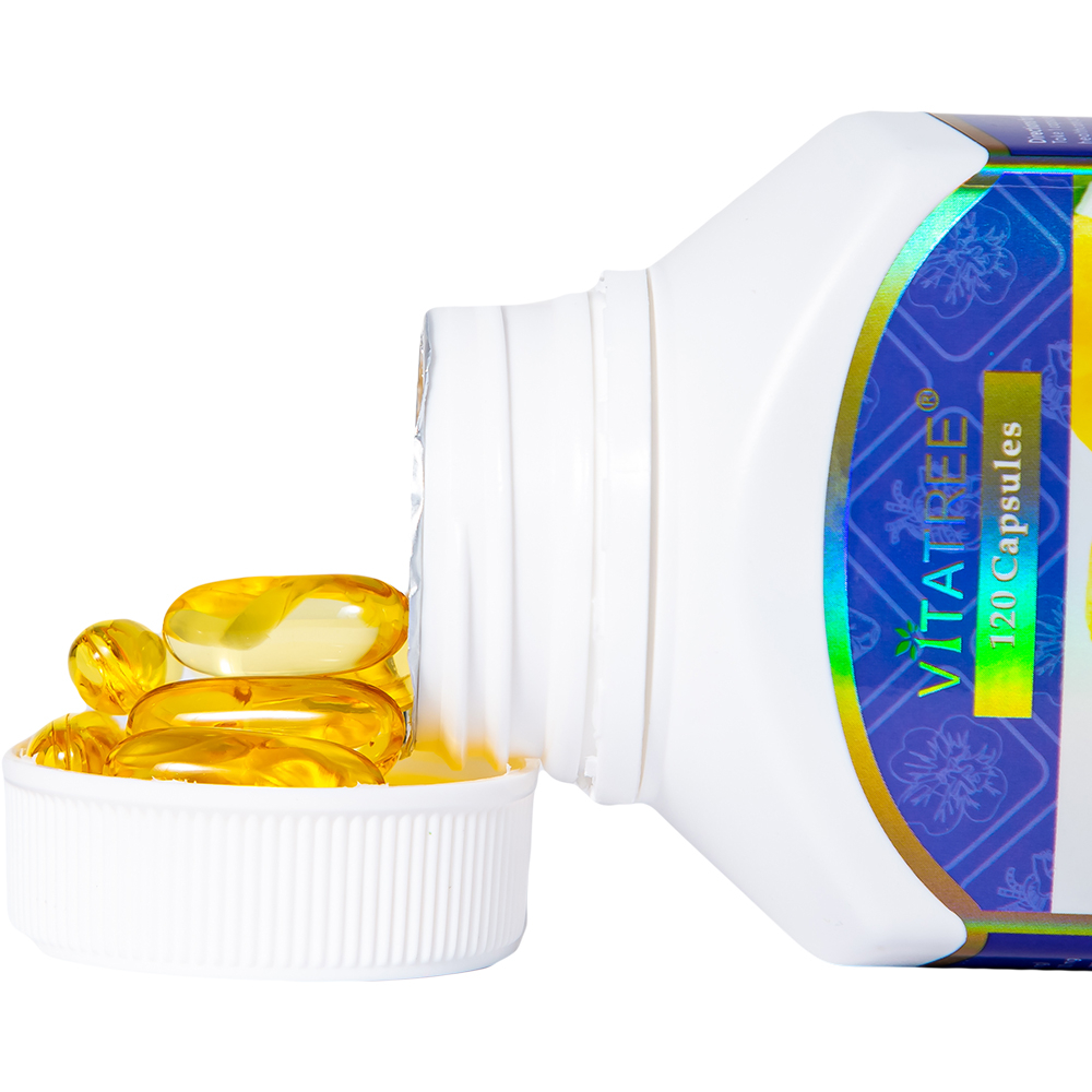 Hình ảnh Viên uống Evening Primrose Oil Vitatree hỗ trợ giảm triệu chứng của tiền kinh nguyệt (120 viên)