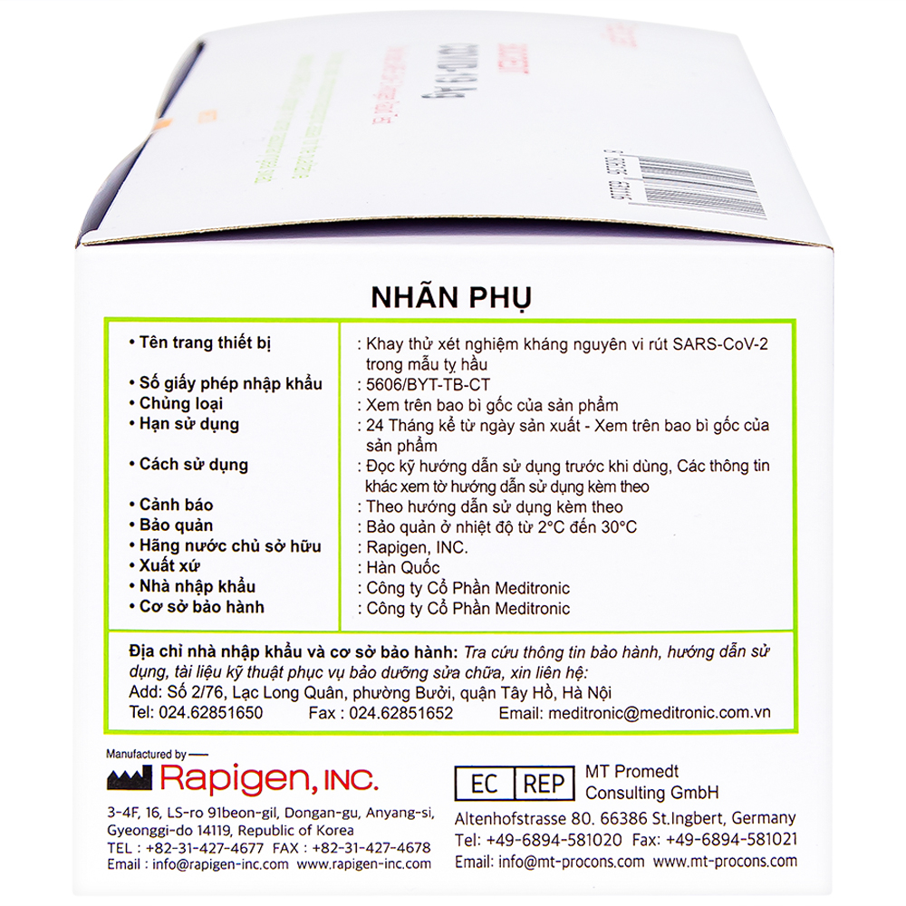 Hình ảnh Bộ kit test nhanh Covid-19 Ag Biocredit - Korea cho kết quả nhanh chóng, chính xác