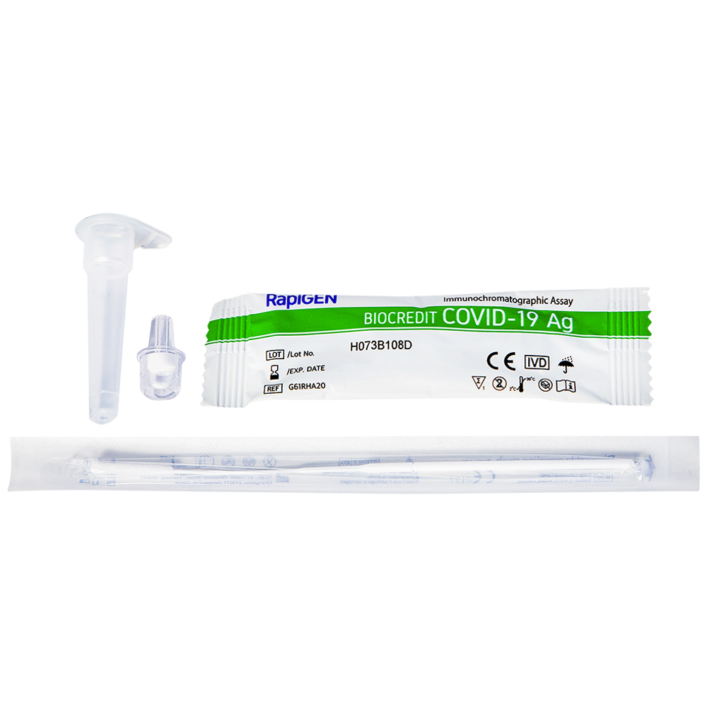 Hình ảnh Bộ kit test nhanh Covid-19 Ag Biocredit - Korea cho kết quả nhanh chóng, chính xác