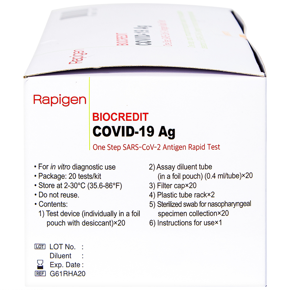 Hình ảnh Bộ kit test nhanh Covid-19 Ag Biocredit - Korea cho kết quả nhanh chóng, chính xác