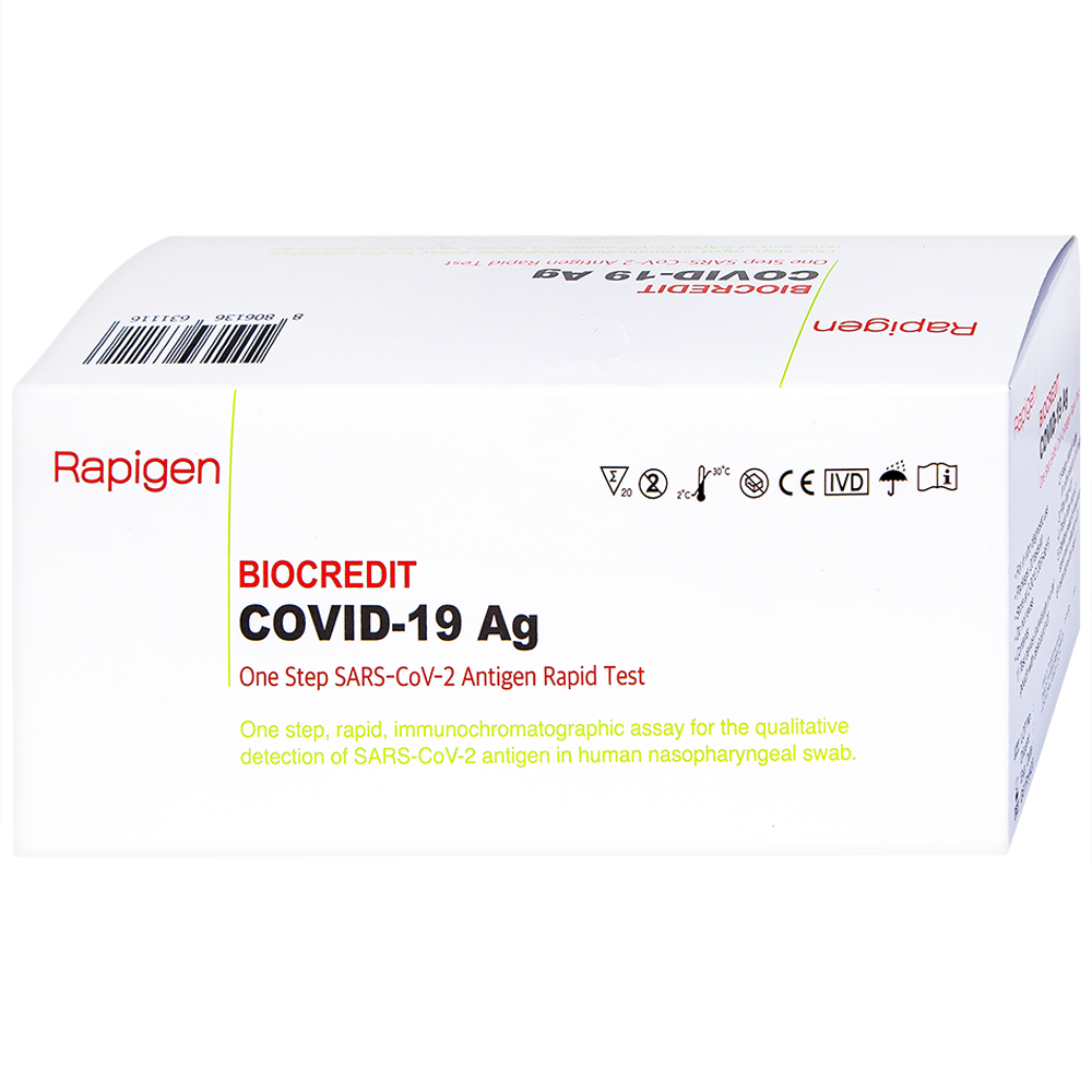 Hình ảnh Bộ kit test nhanh Covid-19 Ag Biocredit - Korea cho kết quả nhanh chóng, chính xác