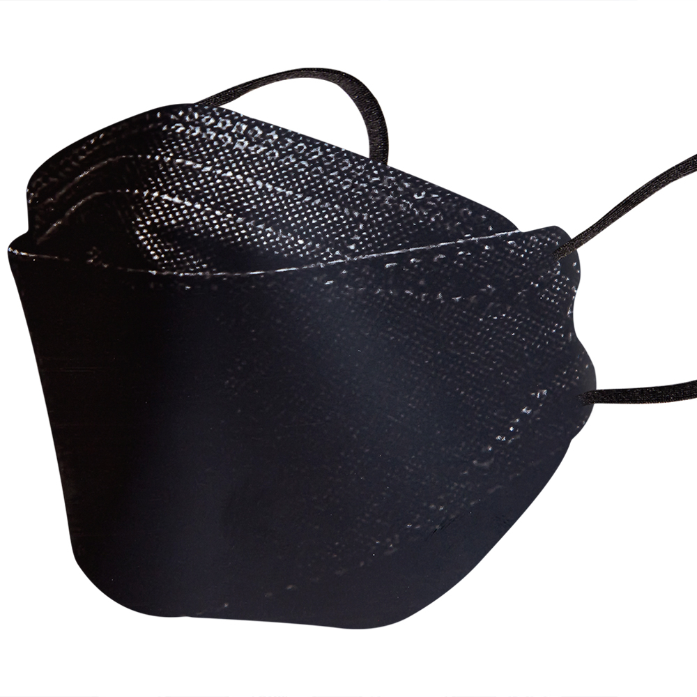 Hình ảnh Khẩu trang y tế Hamita Advanced 4D Mask màu đen hỗ trợ ngăn khói, bụi, kháng khuẩn (5 cái)