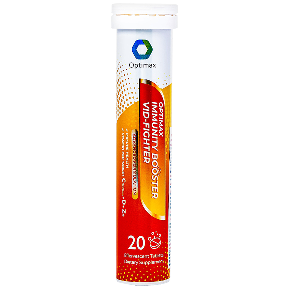 Hình ảnh Viên sủi Optimax Immunity Booster Vid-Fighter tăng cường sức đề kháng cho cơ thể (20 viên)