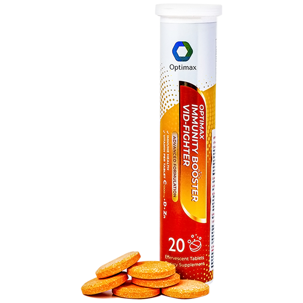 Hình ảnh Viên sủi Optimax Immunity Booster Vid-Fighter tăng cường sức đề kháng cho cơ thể (20 viên)
