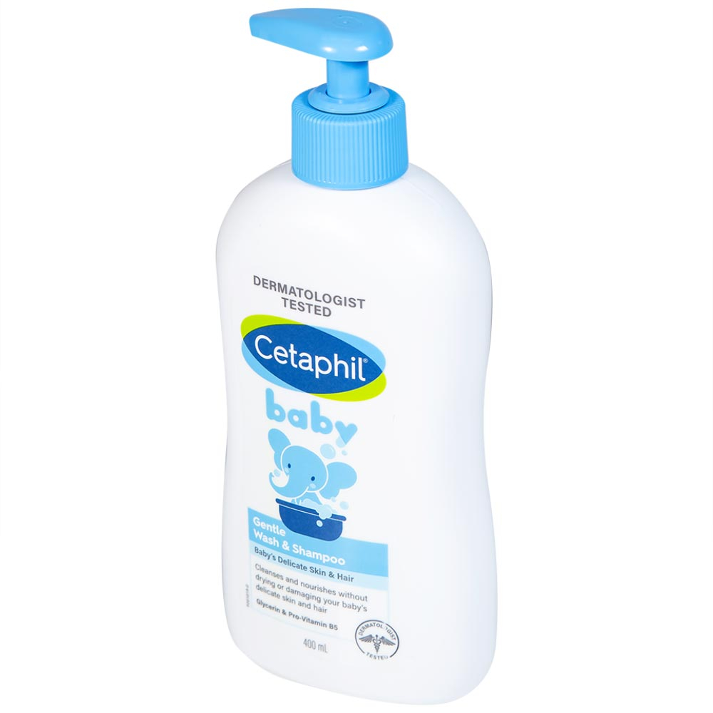 Hình ảnh Sữa tắm và gội cho trẻ em Cetaphil Baby Gentle Wash And Shampoo (400ml)