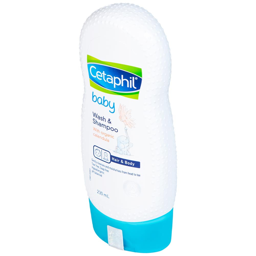 Hình ảnh Sữa tắm gội trẻ em tinh chất hoa cúc Cetaphil Baby Wash And Shampoo With Organic Calendula (230ml)