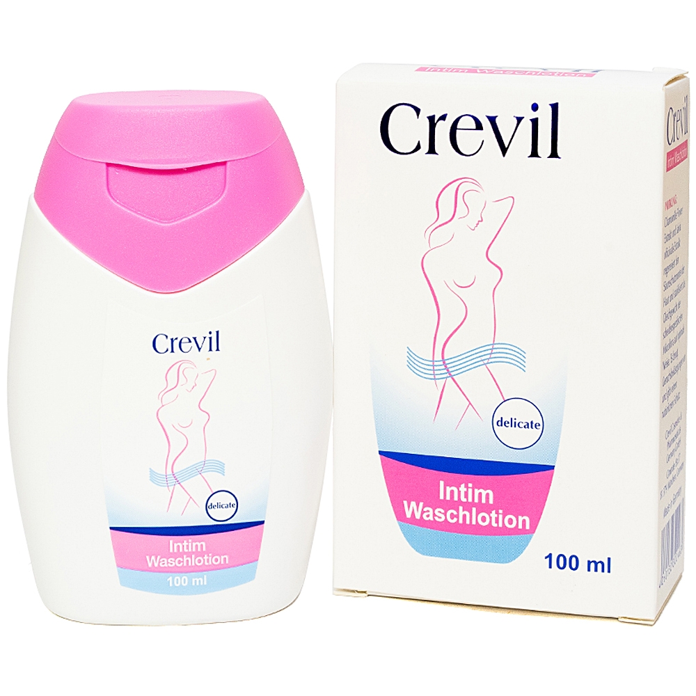 Dung dịch vệ sinh phụ nữ Crevil Intim Waschlotion diệt khuẩn, kháng viêm (100ml)