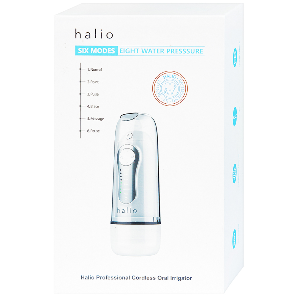 Hình ảnh Máy tăm nước cầm tay Halio Professional Cordless Oral Irrigator loại bỏ đến 99,99% vụn thức ăn bám dính