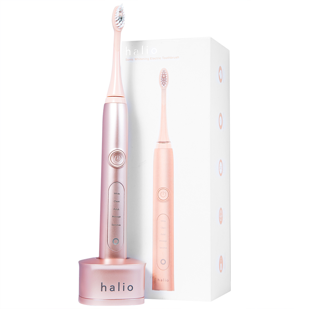 Hình ảnh Bàn chải điện làm trắng răng Halio Sonic Whitening Toothbrush Pro Rose Gold