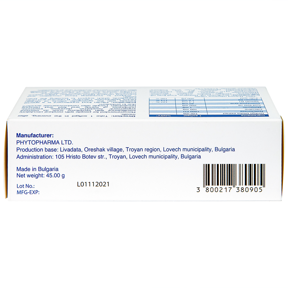 Hình ảnh Viên uống Pikolin Ocavill hỗ trợ tăng tuần hoàn máu não (3 vỉ x 10 viên)